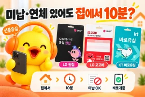 선불폰 개통 10분 — 미납·연체가 있어도 신용조회 없이 본인 명의로 개통