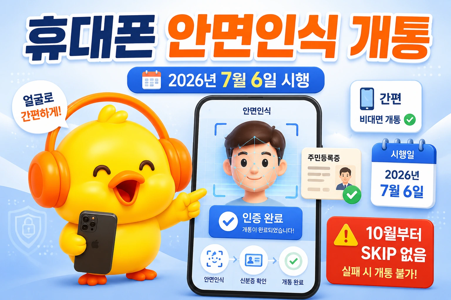 적용 대상, 인증 순서, 실패 시 대처법, 개인정보 처리까지. 2026년 7월 시행 기준으로 꼭 알아야 할 내용만 담았습니다.
